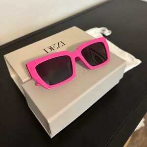 Dezi hot pink sunglasses